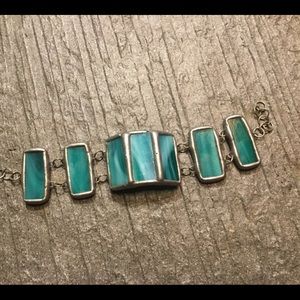 New listing. Leaded glass bracelet artisan made